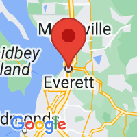 Map of Everett, WA US